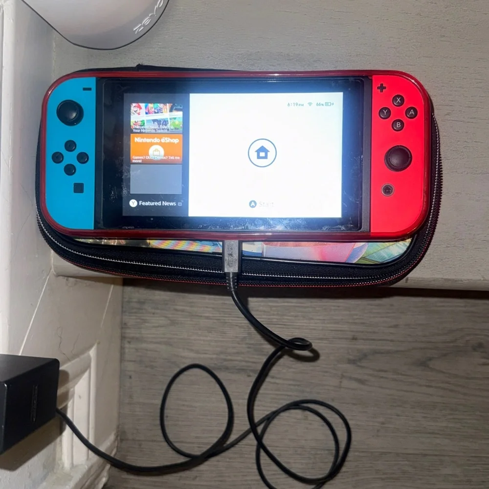 Nintendo Switch Handheld Console - Blue and Red